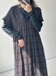 画像1: ●期間限定●ご予約5倍ポイント●【5/13 LIVEアイテム】シャーリングチェックワンピ（予約/8月-9月） (1)