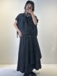画像2: ●期間限定●ご予約5倍ポイント● ayane 【5/18 LIVEアイテム】ダンガリーノーカラーフレンチスリーブブラウス（予約/8-9月） (2)