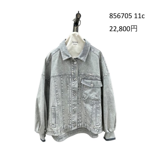 画像6: ●期間限定●ご予約10倍ポイント● ayane 【5/18 LIVEアイテム】デニムジャケット（予約/8-9月） (6)