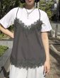 画像7: ●生産枠わずか● 【6/1 LIVEアイテム】ドッキングデザインレースキャミT（予約/6-7月） (7)