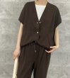 画像1: ●おすすめ！●あの！LYLA Tの生地で出来たセットアップシリーズ●期間限定●ご予約5倍ポイント● 【6/1 LIVEアイテム】伸び伸びLYLAカーデブルゾン（LYLA Tの生地でできたセットアップシリーズ/セットアップ可能）（予約/8月） (1)