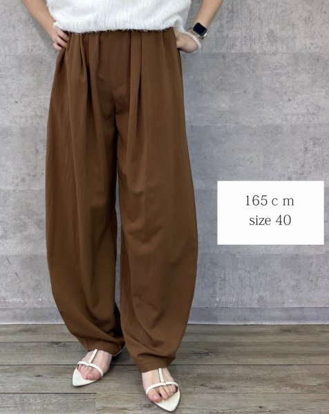 画像5: ●生産枠限り●ご予約5倍ポイント● 【6/1 LIVEアイテム】タックボリュームパンツ（CNシリーズ/セットアップ可能）（予約/7-8月） (5)