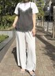 画像6: ●生産枠わずか● 【6/1 LIVEアイテム】ドッキングデザインレースキャミT（予約/6-7月） (6)