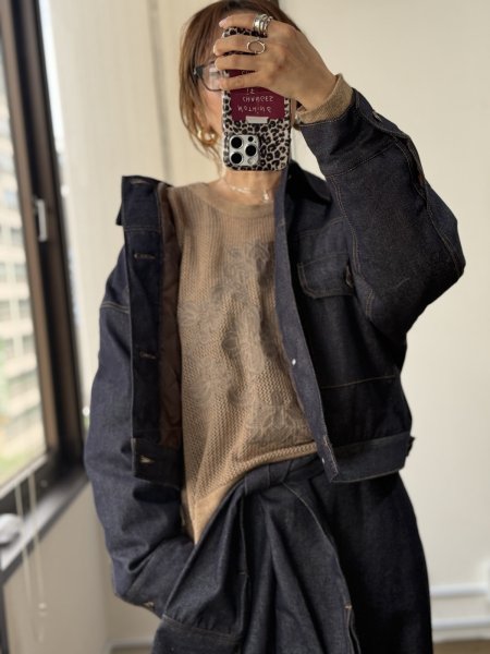 画像2: ●あの！大人気アイレットシリーズがゆるっとニットになって再登場◎期間限定●ご予約10倍ポイント●PRIORITY【6/19 LIVEアイテム】刺繍メッシュPO（予約/10月） (2)