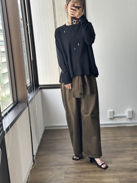 画像3: ●LAMER激推し◎大人気！スリーブパンツが中綿ジャケットとset upになって再登場！●ご予約10倍ポイント●PRIORITY【6/19 LIVEアイテム】シャツスリーブベルトパンツ（予約/10月） (3)