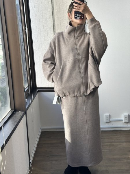 画像8: ●これ、めちゃくちゃ可愛かったです●大人のカジュアルセットアップシリーズ●ご予約10倍ポイント●PRIORITY【6/19 LIVEアイテム】ウールブレンドブルゾン（予約/10月） (8)