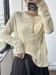 画像1: ●これレイヤードにあると便利◎くたっとやわらか素材で着心地も◎●ご予約10倍ポイント●PRIORITY【6/19 LIVEアイテム】シアーロンT（予約/9-10月） (1)