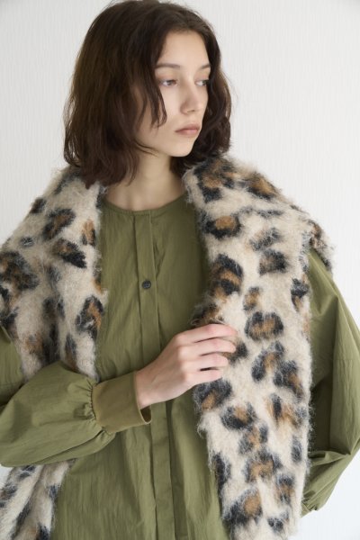 画像14: ●あの！大人気レオパカーデが新しくなって再登場！！期間限定/ご予約10倍ポイント●【7/11 LIVEアイテム】前後2WAY肉厚シャギーレオパカーデ（予約/10-11） (14)