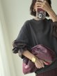 画像1: ●期間限定/ご予約10倍ポイント●【7/11 LIVEアイテム】お袖切替パフスリーブスエット（予約/9-10） (1)